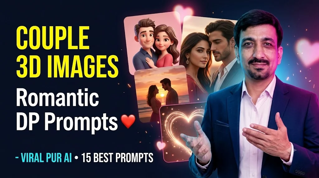 Couple 3d Images Romantic Dp Prompts